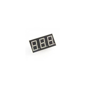 0.56 Inch Red 3 Digit 7 Segment Led Display CC 12 Pin - 3