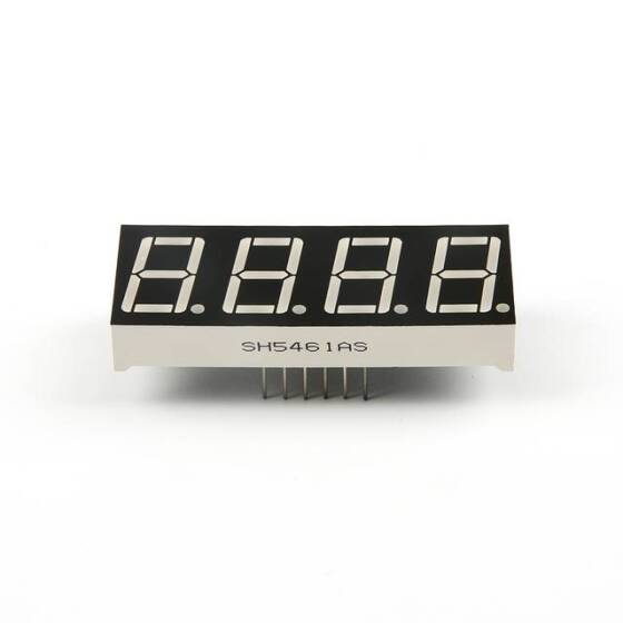 0.56 Inch Red 4 Digit 7 Segment LED Display CC 12 Pin - 4