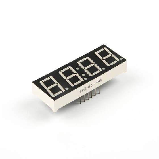 0.56 Inch With Clock Red 4 Digit 7 Segment Led Display CC 12 Pin - 2