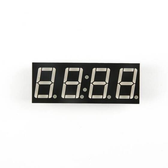 0.56 Inch With Clock Red 4 Digit 7 Segment Led Display CC 12 Pin - 5