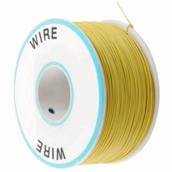 0.5mm Copper Wire OK Line 30AWG 230m Yellow - 3