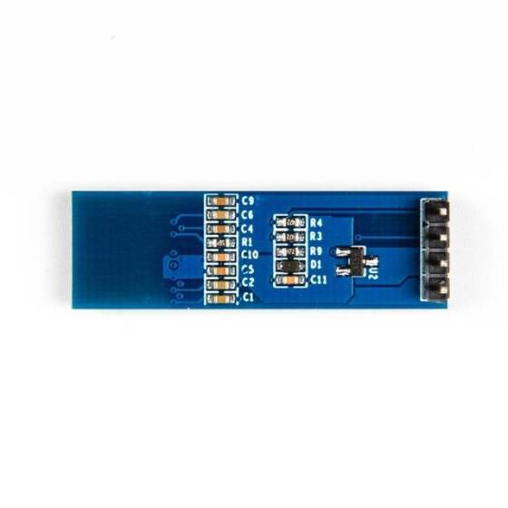 0.91 inch 128x32 I2C IIC Serial OLED LCD Display Module(With GND VCC) Blue SSD1306 Chip - 4