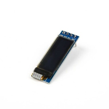 0.91 inch 128x32 I2C IIC Serial OLED LCD Display Module(With GND VCC) White SSD1306 Chip - 5