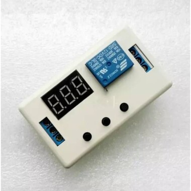 1 Channel Relay Module 12V Adjustable Trigger Delay Cycle Timing Pull-In Switch-On Switch With White Shell - 2