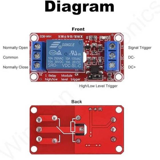 1 Channel Relay Module 12V High And Low Level Trigger Relay Control - 2