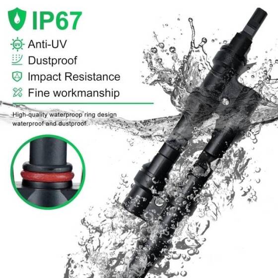 1 Pair IP67 MC4-T3 Solar PV Connector - 2