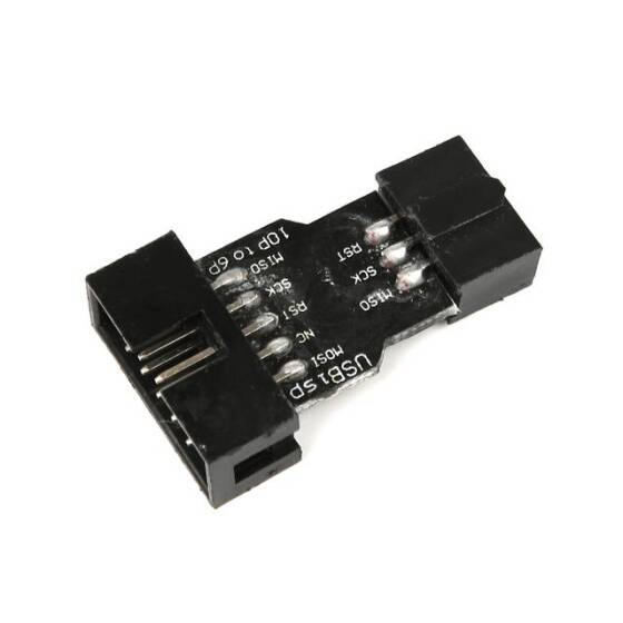 10 Pin to 6 Pin Adapter Board AVRISP USBASP STK500 - 5