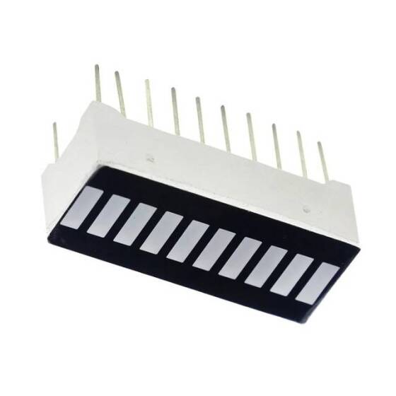 10 Segments 4 Colors Stripe Digital Tubes 2R3Y4G1B Anode (BBS) - 3