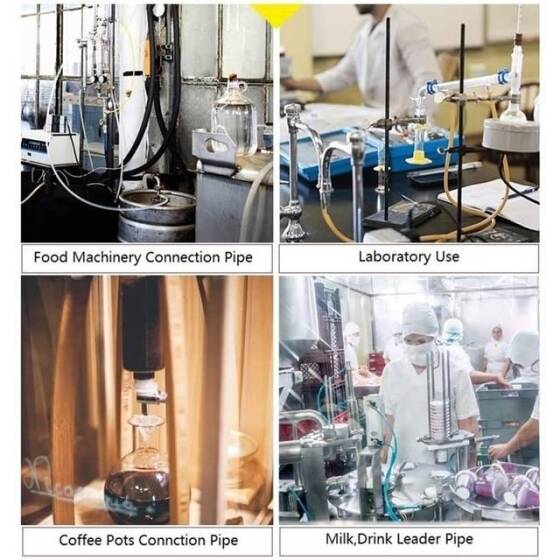 10Meters Transparent Silicone Tube Flexible Rubber Hose Drink Water Pipe Food Grade Connector ID 0.5mm X 2mm OD - 3