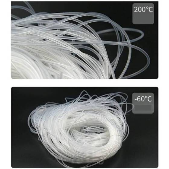 10Meters Transparent Silicone Tube Flexible Rubber Hose Drink Water Pipe Food Grade Connector ID 0 8mm X 1.9mm OD - 2