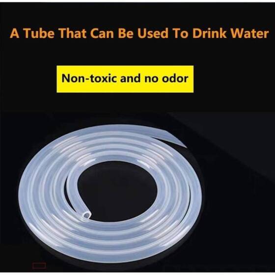 10Meters Transparent Silicone Tube Flexible Rubber Hose Drink Water Pipe Food Grade Connector ID 1.5mm X 3mm OD - 5