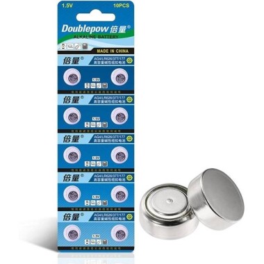 10PCS Doublepow LR41 1.5V Alkaline Battery - 1