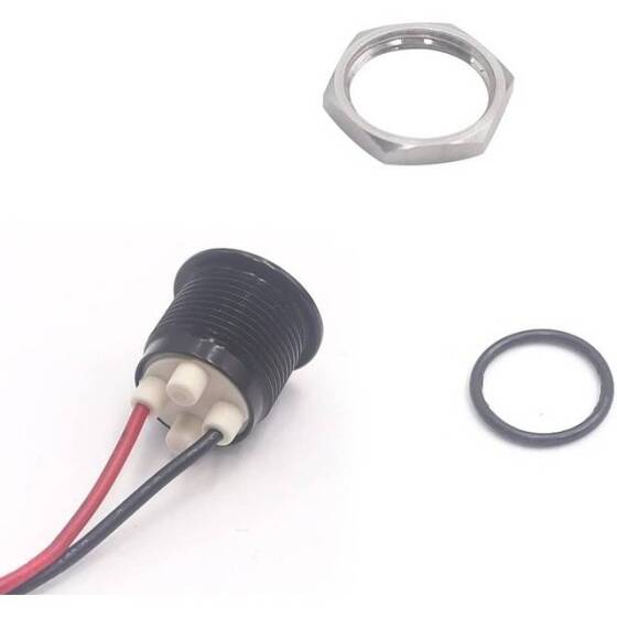 12-18V 8mm Yellow LED Indicator Light With 20cm Cable - 4