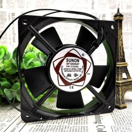 12025 220V Double Ball Cooling Fan - 2