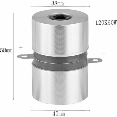 120KHz 60W Ultrasonic Cleaning Transducer - 2