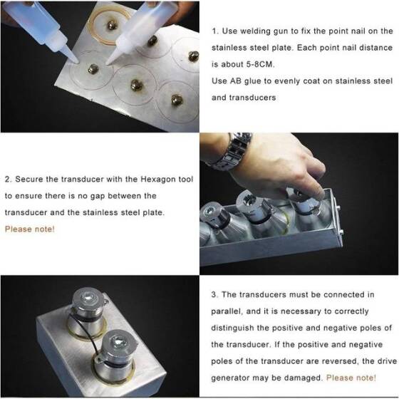120KHz 60W Ultrasonic Cleaning Transducer - 3