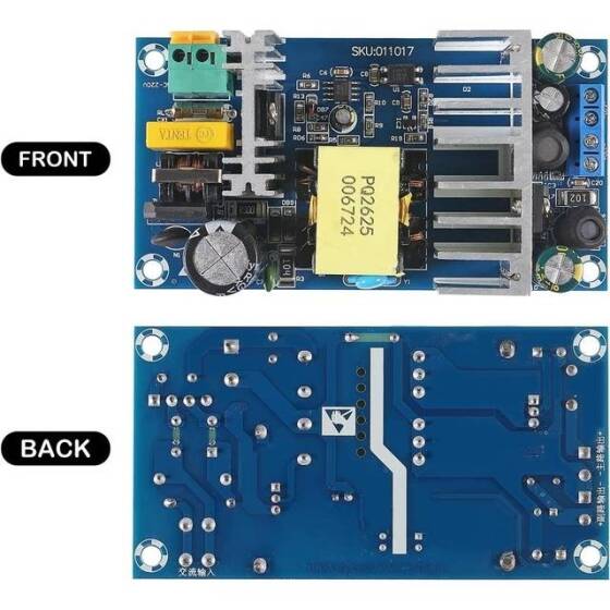 120W AC-DC 90-265V to 24V 4A Switching Power Board - 2