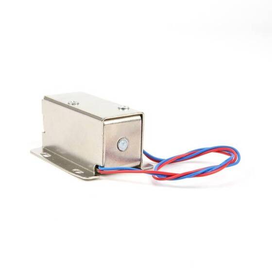 1240 12V DC 0.8A 9.6W Solenoid For Electric Door Lock Size: 55x28x30mm - 5