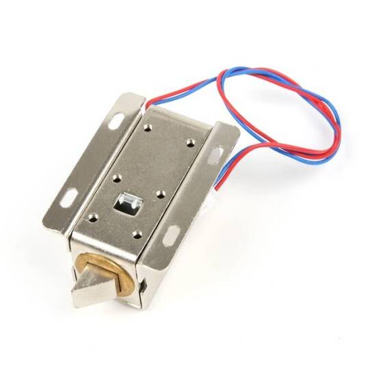 1240 12V DC 0.8A 9.6W Solenoid For Electric Door Lock Size: 55x28x30mm - 6