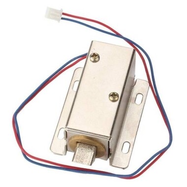 1240 24V DC 0.8A 19.2W Solenoid For Electric Door Lock Size: 55x28x30mm - 3