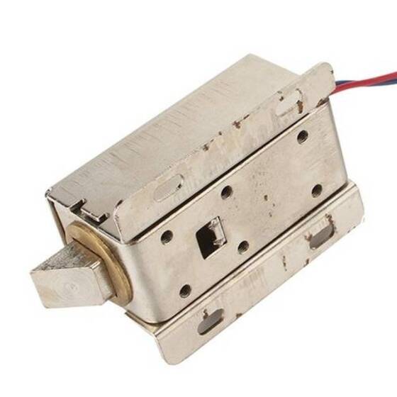 1240 24V DC 0.8A 19.2W Solenoid For Electric Door Lock Size: 55x28x30mm - 4