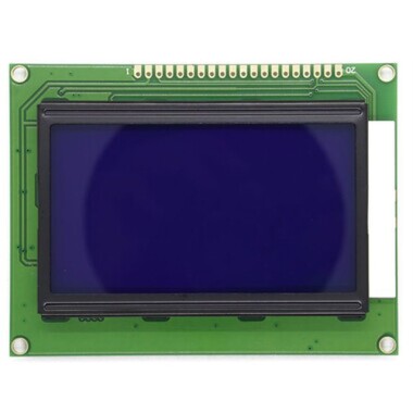 12864-6 V2.0 Graphic LCD Display Module - Blue Color - 1