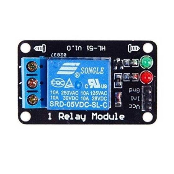 12V 1 Channel Low Level Relay Module Without Light Coupling - 3