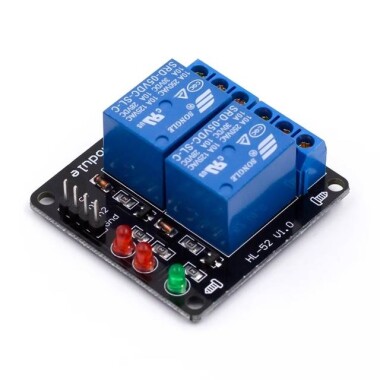 12V 2 Channel Low Level Relay Module Without Light Coupling - 1
