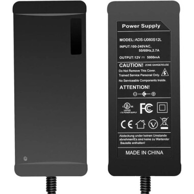 12V 5A Adapter Led Strip Power Supply With 1.2M Cable US 2 Pin Plug - 4