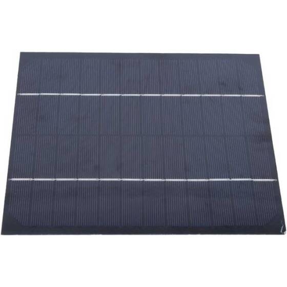 12V 6W Glue Drop Monocrystalline Solar Panel With DC Output Size:170x200x3mm - 2