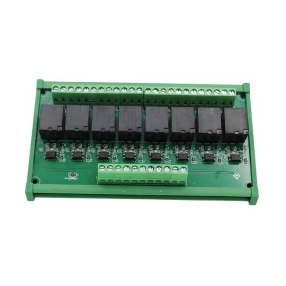 12V 8 Channels Relay Module High And Low Triggering Optocoupler Isolation Relay Module PLC Signal Amplifier Board - 1
