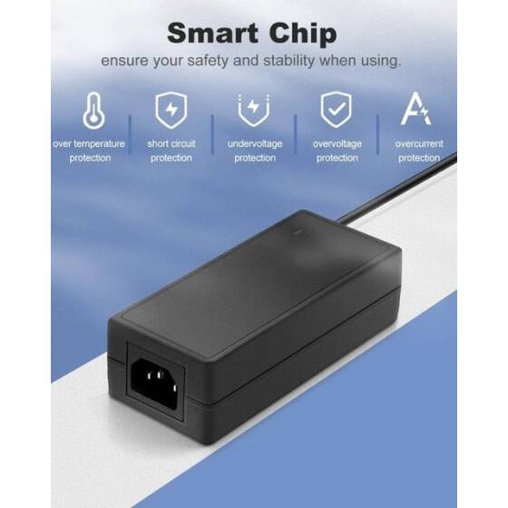 12V 8A 96W EU Plug Dual-Wire Integrated Power Adapter - 3