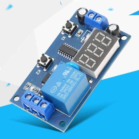12V Time Control Switch Intermittent Infinite Cycle Countdown Switch Controller Timing Relay Module - 3