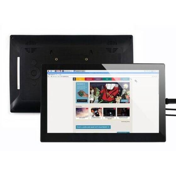 13.3 inch HDMI LCD (H) - Enclosed - 1920x1080 IPS Touch Screen - Raspberry Pi Compatible - WaveShare - 1