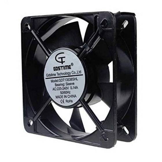 135x135x38mm 220V 25W Oil Containing Cooling Fan - 3