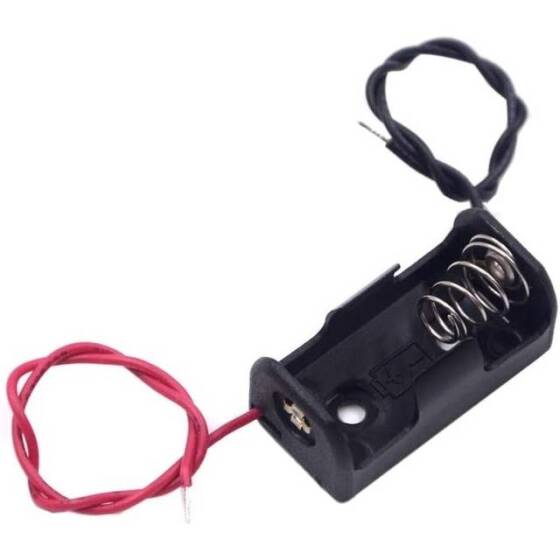 14250 1/2AA Hard Battery Holder Box - 3