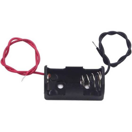 14250 1/2AA Hard Battery Holder Box - 4