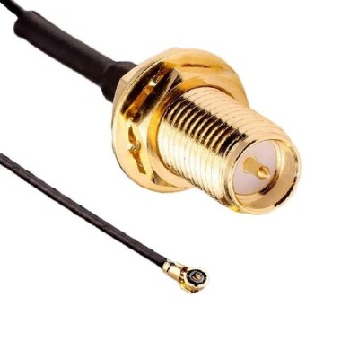 15CM SMA Female To IPEX4 Connector Cable 11mm RG0.81 - 2