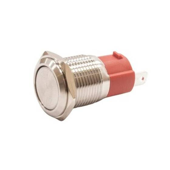 16D-P1Z 16mm Flat Key Metal Button - 1