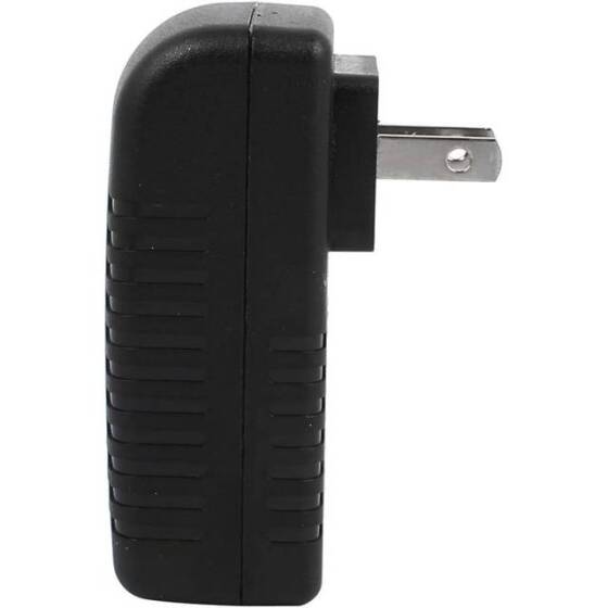 18V 1A 100M PoE Injector EU Plug - Silver Network Port - 2