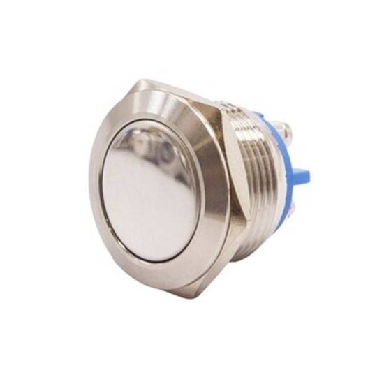 19H-P1 19mm Flat Spring Metal Button - 1