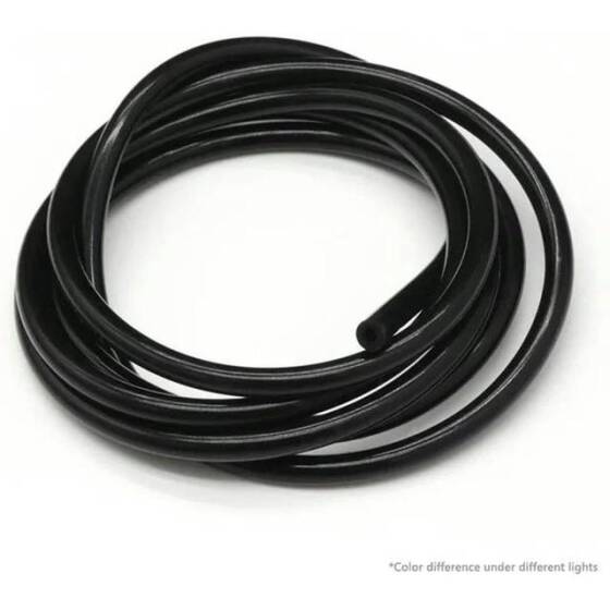 1Meter Black Silicone Tube Flexible Rubber Hose Drink Water Pipe Food Grade Connector ID 4mm X 7mm OD - 1