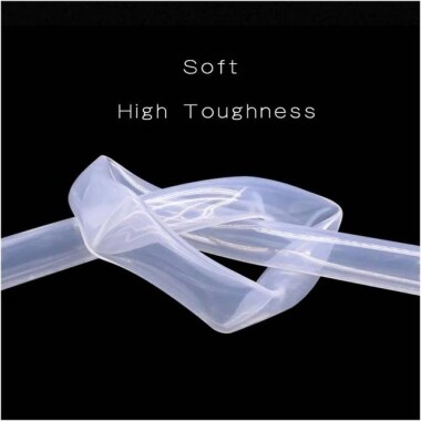 1Meter Blue Silicone Tube Flexible Rubber Hose Drink Water Pipe Food Grade Connector ID 6mm X 9mm OD - 5