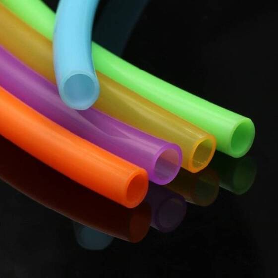 1Meter Red Silicone Tube Flexible Rubber Hose Drink Water Pipe Food Grade Connector ID 2mm X 4mm OD - 3