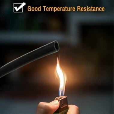 1Meter Rose Red Silicone Tube Flexible Rubber Hose Drink Water Pipe Food Grade Connector ID 4mm X 6mm OD - 3