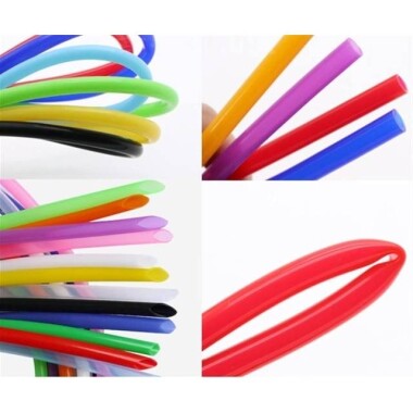 1Meter Sky Blue Silicone Tube Flexible Rubber Hose Drink Water Pipe Food Grade Connector ID 5mm X 7mm OD - 3