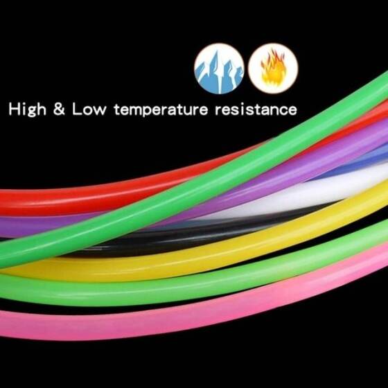 1Meter White Silicone Tube Flexible Rubber Hose Drink Water Pipe Food Grade Connector ID 6mm X 9mm OD - 2