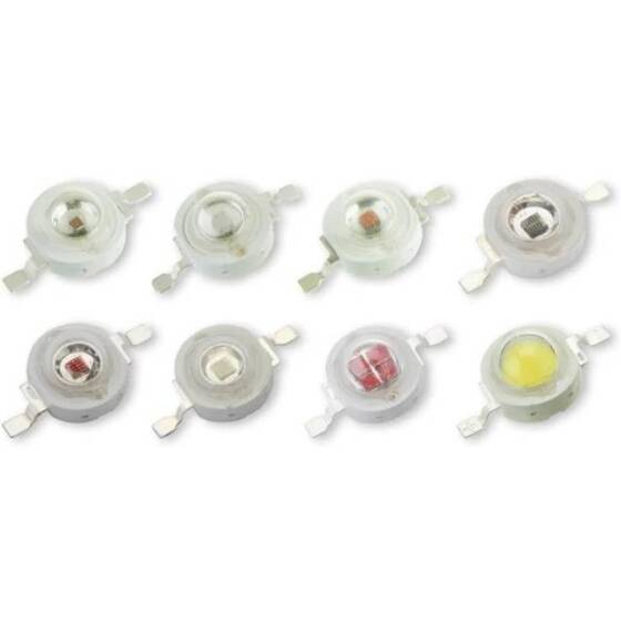 1W 4PIN SMD High Power LED Bulb RGB - 1