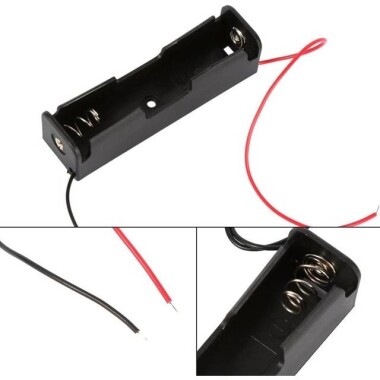 1x 18650 BLM Battery Holder With Wire Without Cover - 3