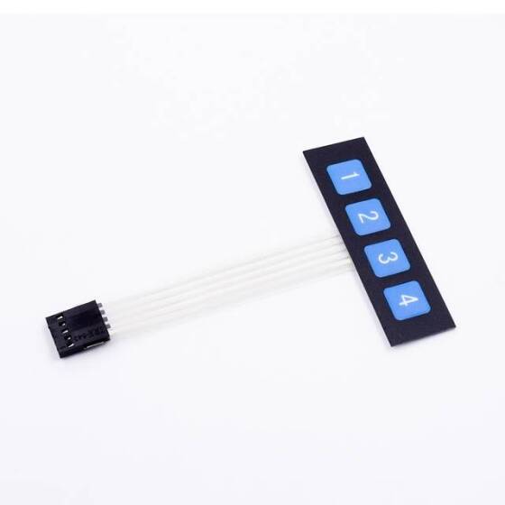 1x4 4 Key Matrix Membrane Switch Keypad Keyboard Control Panel SCM Extended Keyboard - 1